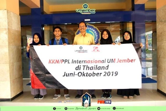 Unmuh Jember Kirim Mahasiswa KKN di Thailand
