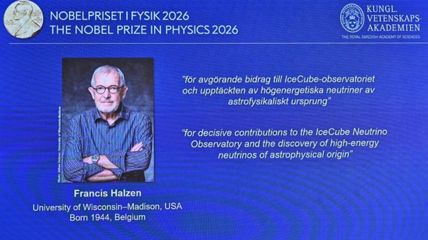 Hadiah Nobel Fisika Rp21,4 M Diraih Francis Halzen Atas Observasi Neutrino IceCube