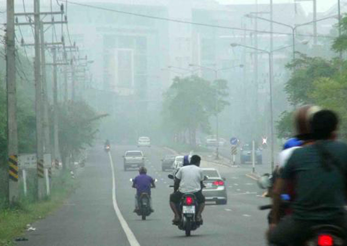 Kabut Asap Kebakaran Lahan di Indonesia Sampai Thailand Selatan