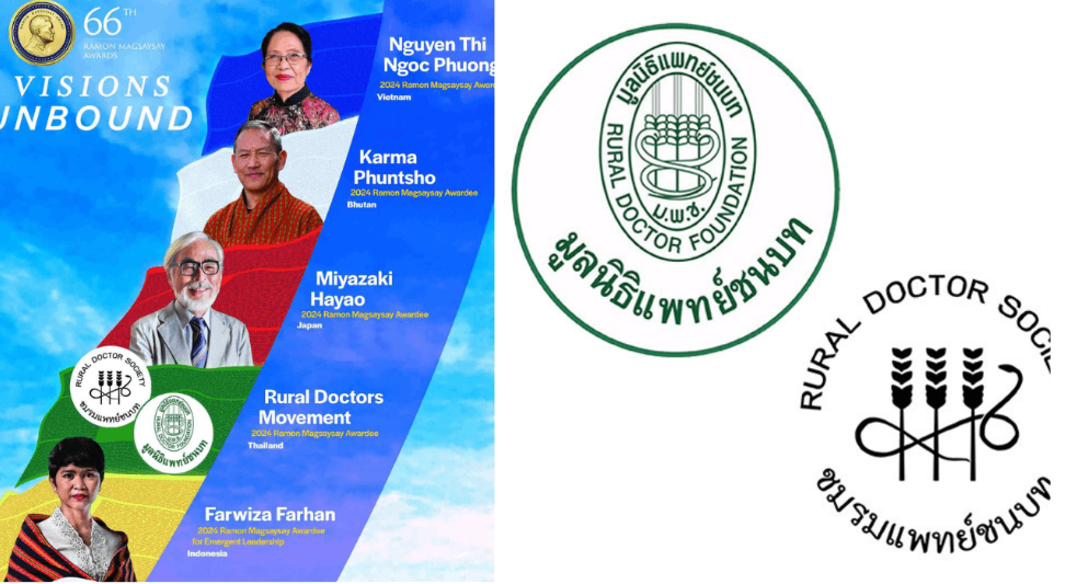 Gerakan Dokter Pedesaan Thailand Raih ‘Nobel Asia’ Ramon Magsaysay 2024