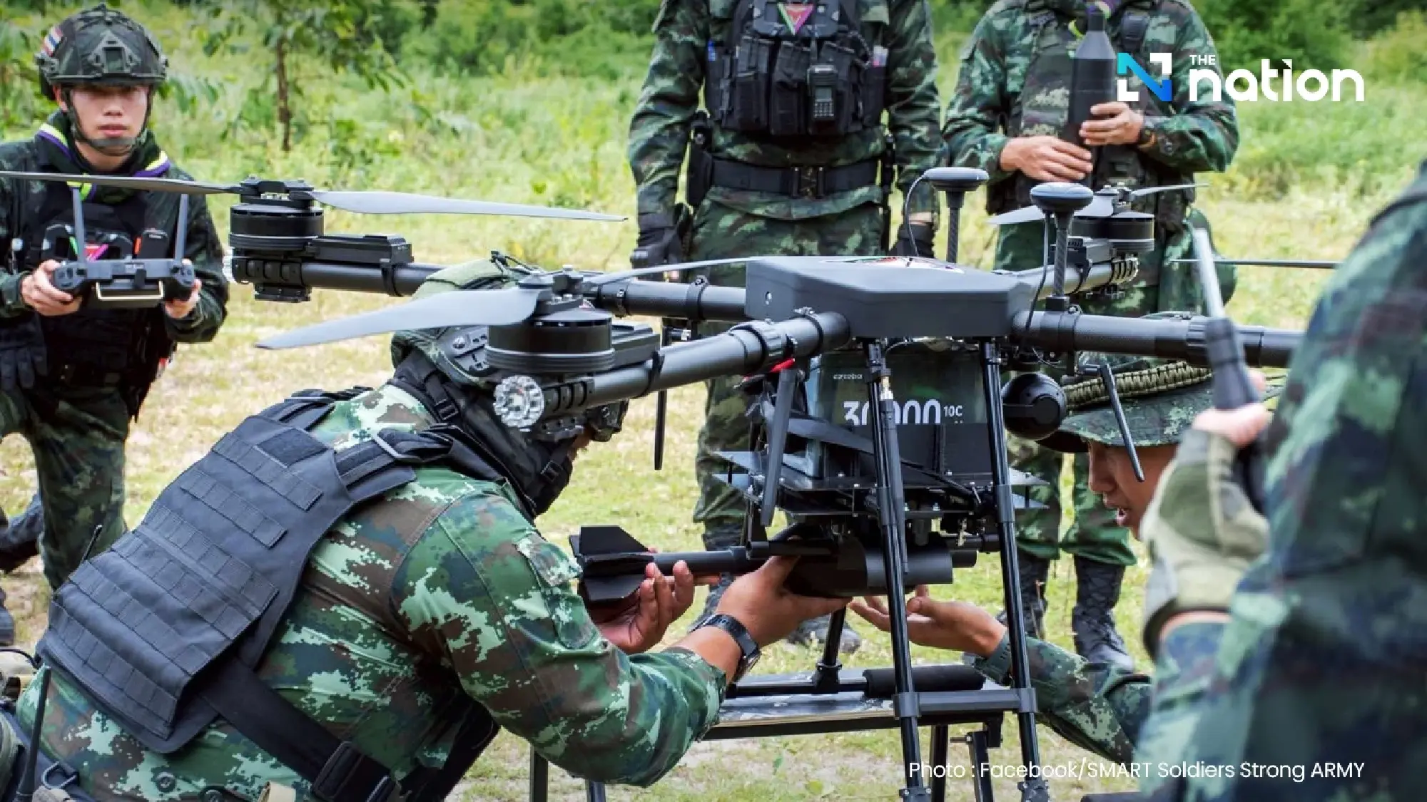 Satgas Ratchamanu Thailand Gelar Pelatihan Drone Tempur Pertahanan Perbatasan