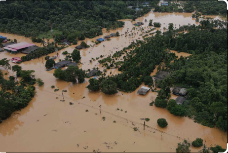 Thailand Timur Dilanda Banjir Terburuk dalam 20 Tahun Terakhir